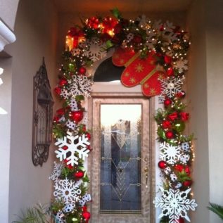 новогоднее оформление магазина