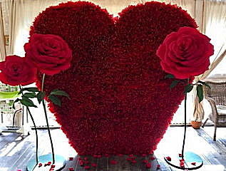 Фотозона на 14 февраля