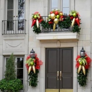 новогоднее украшение дома