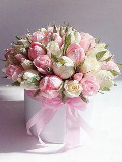 букет из конфет