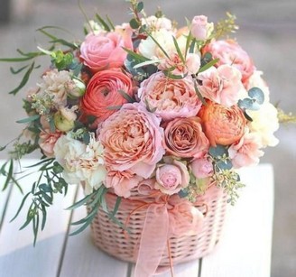корзина с цветами