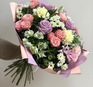 букет цветов микс