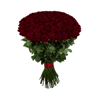букет бордовых роз