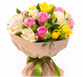 букет с розами